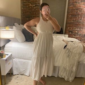 Billabong | White Open-back Maxi Dress